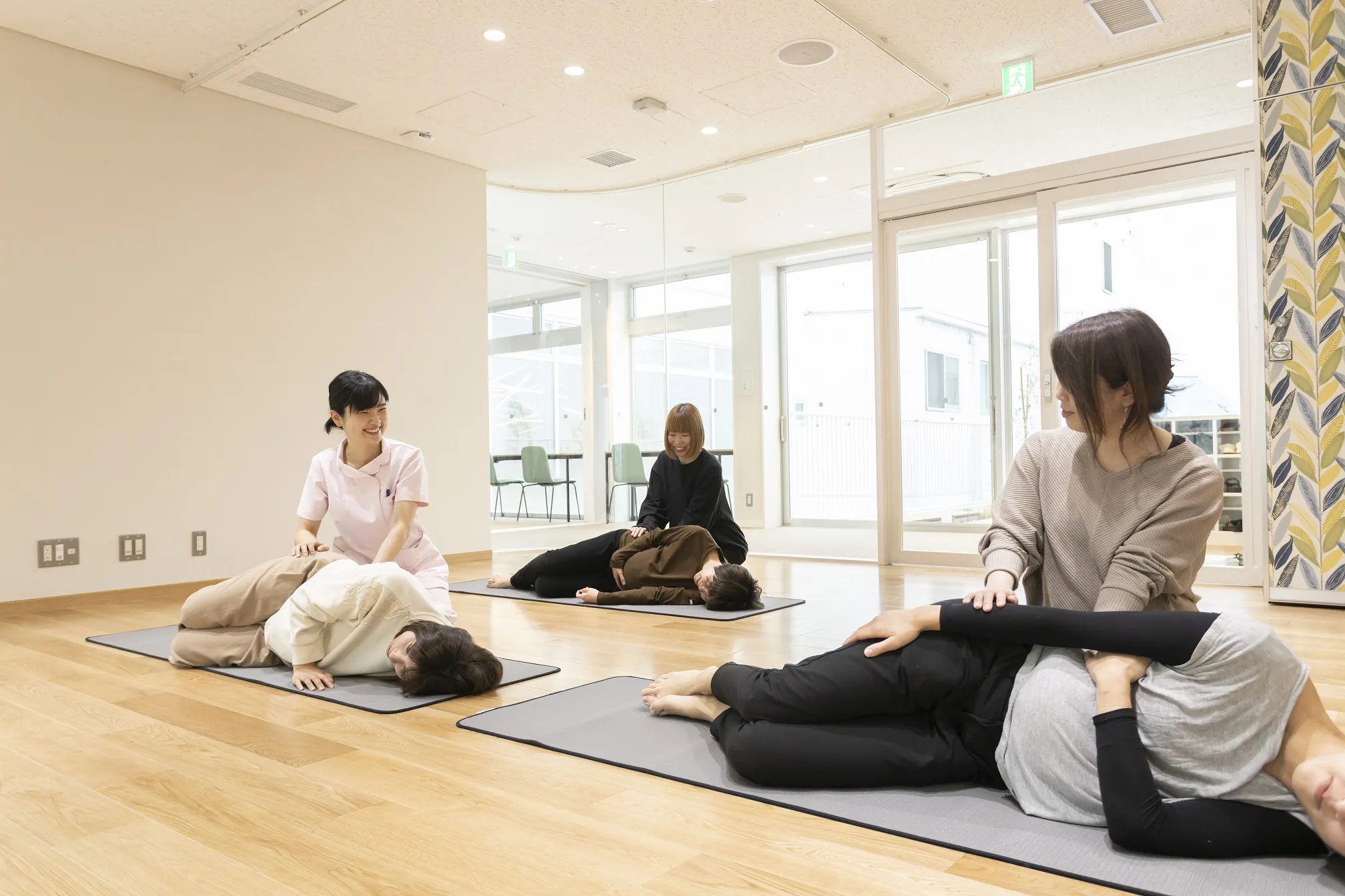 妊娠後期クラスの様子