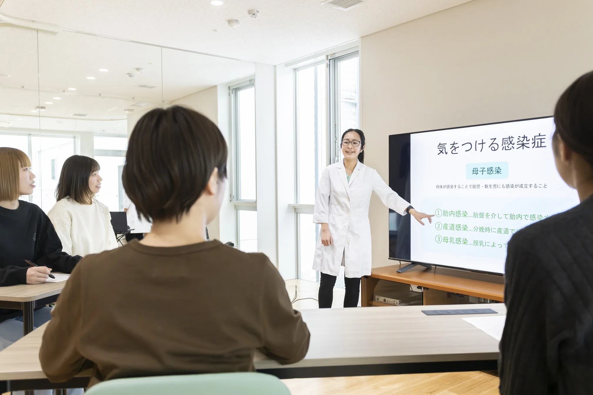 妊娠初期クラスの様子